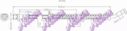 Brovex-Nelson H4701 - Flessibile del freno autozon.pro