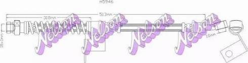 Brovex-Nelson H5946 - Flessibile del freno autozon.pro