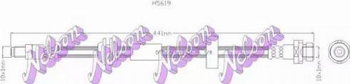 Brovex-Nelson H5619 - Flessibile del freno autozon.pro