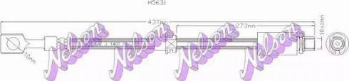 Brovex-Nelson H5631 - Flessibile del freno autozon.pro