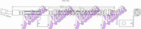 Brovex-Nelson H5791 - Flessibile del freno autozon.pro