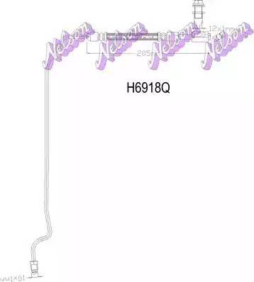 Brovex-Nelson H6918Q - Flessibile del freno autozon.pro