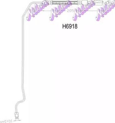 Brovex-Nelson H6918 - Flessibile del freno autozon.pro