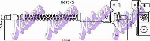 Brovex-Nelson H6454Q - Flessibile del freno autozon.pro