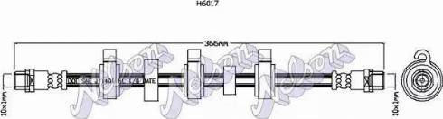 Brovex-Nelson H6017 - Flessibile del freno autozon.pro