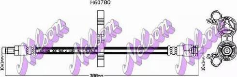 Brovex-Nelson H6078Q - Flessibile del freno autozon.pro