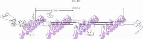 Brovex-Nelson H6148 - Flessibile del freno autozon.pro