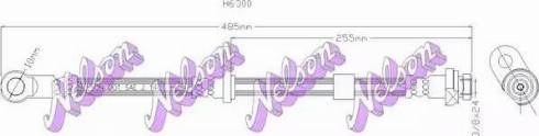 Brovex-Nelson H6300 - Flessibile del freno autozon.pro