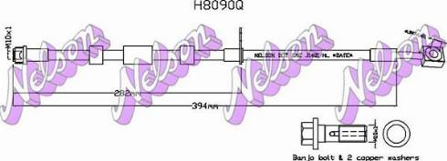 Brovex-Nelson H8090Q - Flessibile del freno autozon.pro