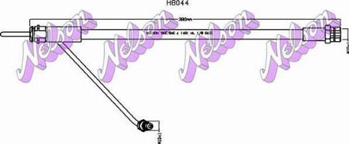 Brovex-Nelson H8044 - Flessibile del freno autozon.pro