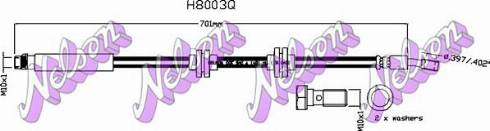 Brovex-Nelson H8003Q - Flessibile del freno autozon.pro