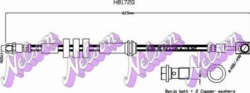 Brovex-Nelson H8172Q - Flessibile del freno autozon.pro