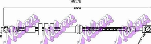 Brovex-Nelson H8172 - Flessibile del freno autozon.pro