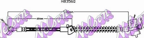 Brovex-Nelson H8356Q - Flessibile del freno autozon.pro