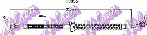 Brovex-Nelson H8356 - Flessibile del freno autozon.pro