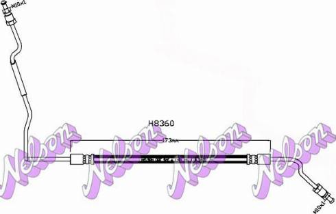 Brovex-Nelson H8360 - Flessibile del freno autozon.pro