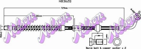 Brovex-Nelson H8362Q - Flessibile del freno autozon.pro