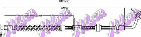 Brovex-Nelson H8362 - Flessibile del freno autozon.pro