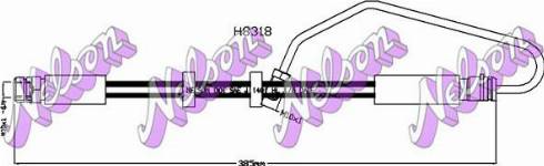 Brovex-Nelson H8318 - Flessibile del freno autozon.pro