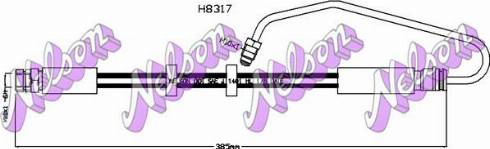 Brovex-Nelson H8317 - Flessibile del freno autozon.pro