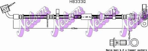 Brovex-Nelson H8333Q - Flessibile del freno autozon.pro