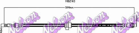 Brovex-Nelson H8240 - Flessibile del freno autozon.pro