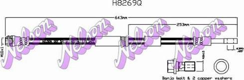 Brovex-Nelson H8269Q - Flessibile del freno autozon.pro