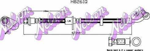 Brovex-Nelson H8261Q - Flessibile del freno autozon.pro