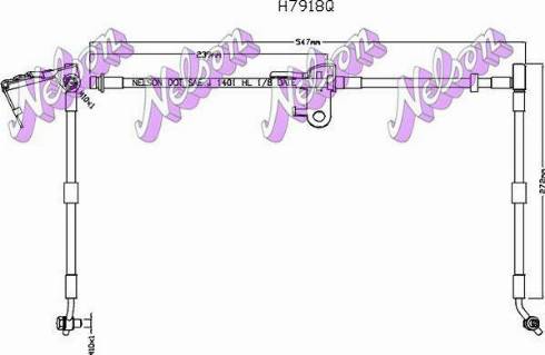 Brovex-Nelson H7918Q - Flessibile del freno autozon.pro