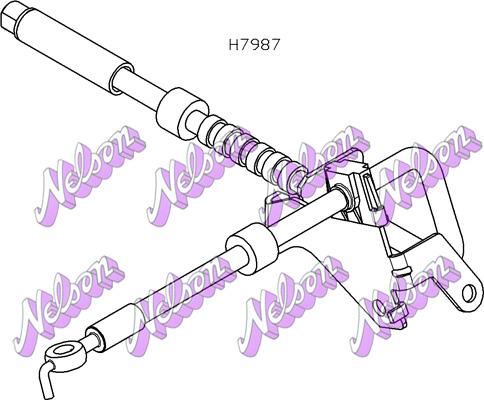 Brovex-Nelson H7987 - Flessibile del freno autozon.pro