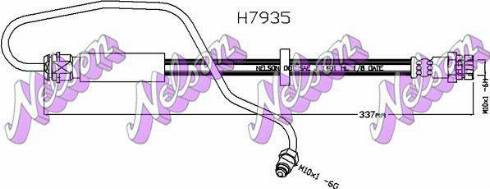 Brovex-Nelson H7935 - Flessibile del freno autozon.pro