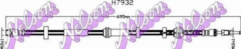 Brovex-Nelson H7932 - Flessibile del freno autozon.pro