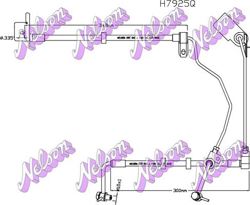 Brovex-Nelson H7925Q - Flessibile del freno autozon.pro