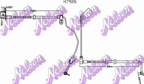 Brovex-Nelson H7926 - Flessibile del freno autozon.pro