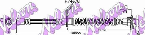 Brovex-Nelson H7467Q - Flessibile del freno autozon.pro