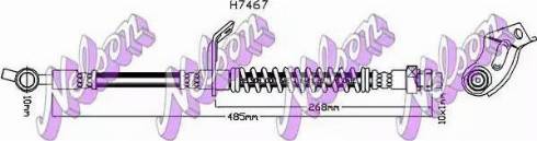 Brovex-Nelson H7467 - Flessibile del freno autozon.pro