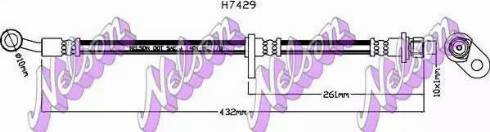 Brovex-Nelson H7429 - Flessibile del freno autozon.pro