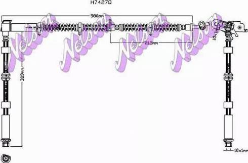Brovex-Nelson H7427Q - Flessibile del freno autozon.pro