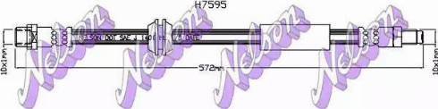 Brovex-Nelson H7595 - Flessibile del freno autozon.pro