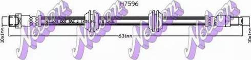 Brovex-Nelson H7596 - Flessibile del freno autozon.pro