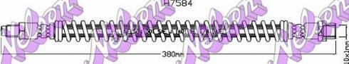 Brovex-Nelson H7584 - Flessibile del freno autozon.pro