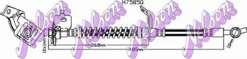 Brovex-Nelson H7585Q - Flessibile del freno autozon.pro