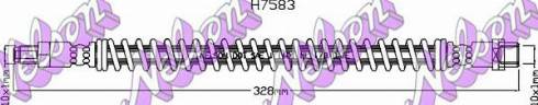 Brovex-Nelson H7583 - Flessibile del freno autozon.pro