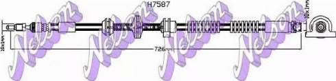 Brovex-Nelson H7587 - Flessibile del freno autozon.pro