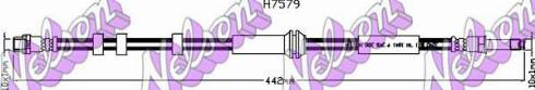 Brovex-Nelson H7579 - Flessibile del freno autozon.pro