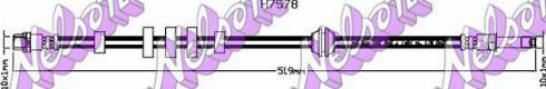 Brovex-Nelson H7578 - Flessibile del freno autozon.pro