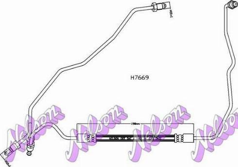 Brovex-Nelson H7669 - Flessibile del freno autozon.pro