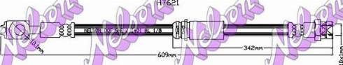 Brovex-Nelson H7621 - Flessibile del freno autozon.pro