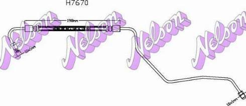 Brovex-Nelson H7670 - Flessibile del freno autozon.pro