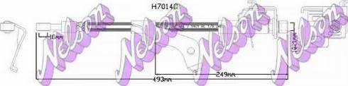 Brovex-Nelson H7014Q - Flessibile del freno autozon.pro